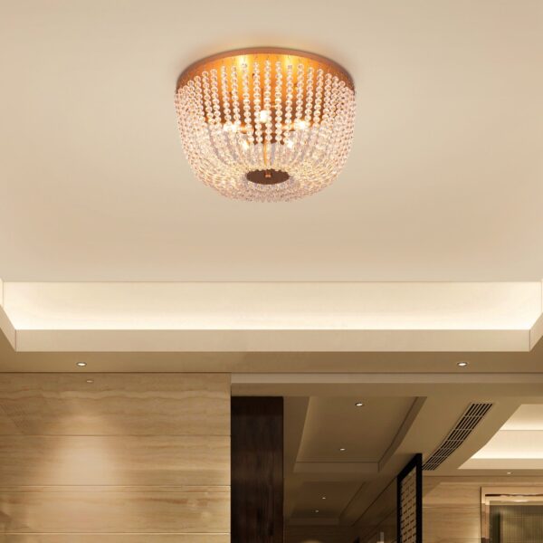 Embraced (Gold) Crystal Ceiling Light - Image 2