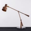 Rumour Has It (Gold, Coffee, Smart LED) Marble Study Table Lamp