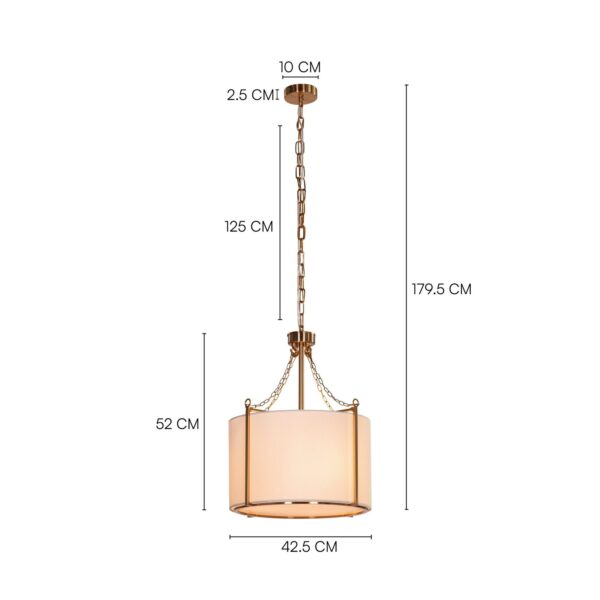 Make Some Noise (Gold) Pendant Light - Image 2