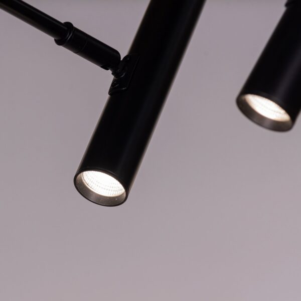 Set The Scene (Black, 3 Color Built-In LED) Chandelier - Image 2