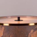 Slate Abate (Gold, Black) Stone Veneer Marble Table Lamp