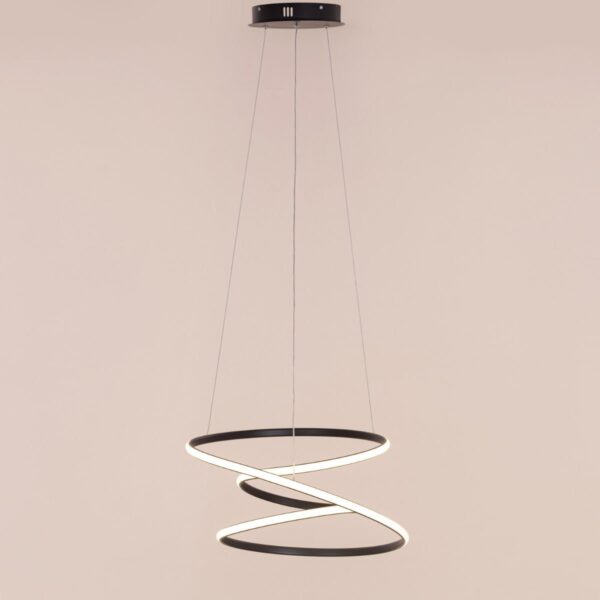 Sleepover (Small, Black, Dimmable LED with Remote Control) Chandelier - Image 7