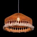 Boho Blaze (Brown) Rattan Pendant Light