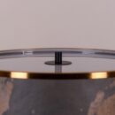 Slate Abate (Gold, Black) Stone Veneer Marble Table Lamp