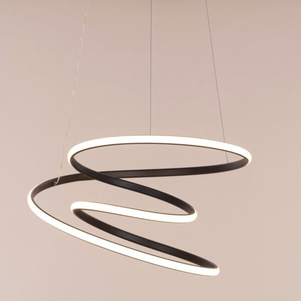 Sleepover (Small, Black, Dimmable LED with Remote Control) Chandelier - Image 6