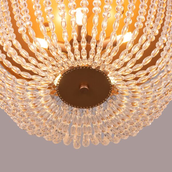Embraced (Gold) Crystal Ceiling Light - Image 6