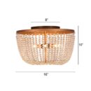 Embraced (Gold) Crystal Ceiling Light
