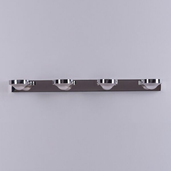 Quiet Dawn (Large, Chrome, Built-In LED) Stainless Steel Vanity Light - Image 7