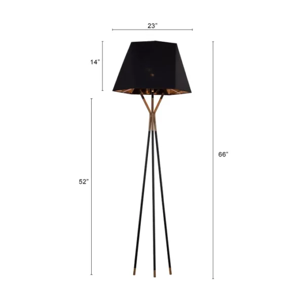 Skyfall (Black) Floor Lamp - Image 2