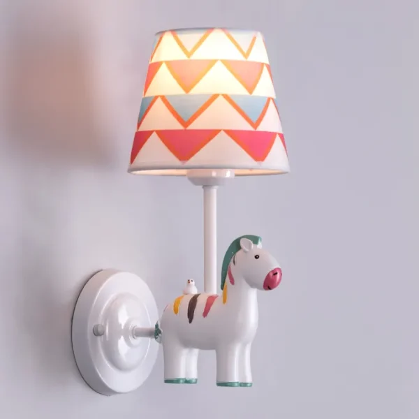 Pony Ponder (White) Kid's Room Wall Light