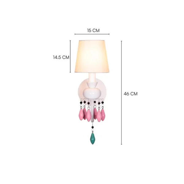 Faraway Tree (White) Ceramic Wall Light - Image 2