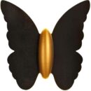 Modern Minimalist Butterfly LED Exterior 6W Outdoor Butterfly Wall Light Fixtures, Porch Lights Fixtures Mount Lanterns for House, Porch, Patio (Warm White)