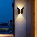 Modern Minimalist Butterfly LED Exterior 6W Outdoor Butterfly Wall Light Fixtures, Porch Lights Fixtures Mount Lanterns for House, Porch, Patio (Warm White)