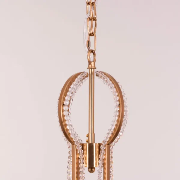 Follow Your Muse (Large, Gold) Crystal Chandelier - Image 3