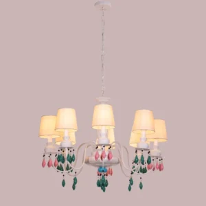 Faraway Tree (Large, White) Ceramic Chandelier