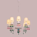 Faraway Tree (Large, White) Ceramic Chandelier