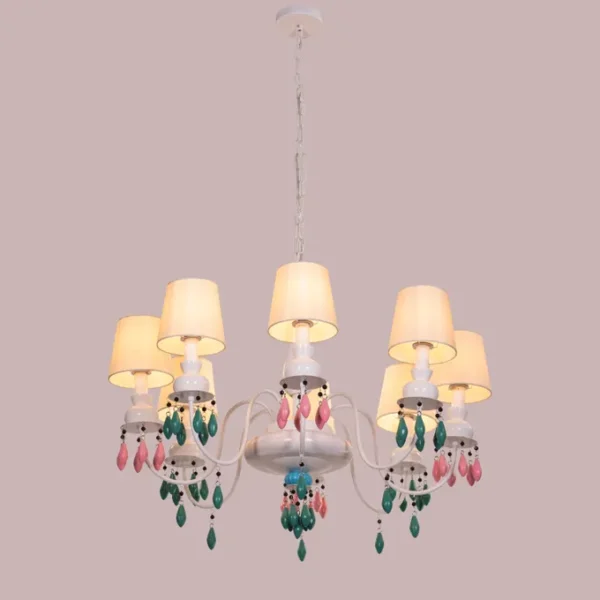Faraway Tree (Large, White) Ceramic Chandelier - Image 8