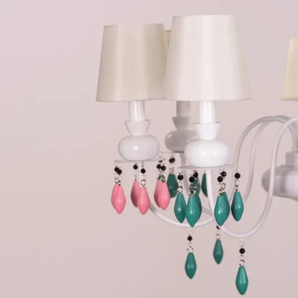 Faraway Tree (Large, White) Ceramic Chandelier - Image 2