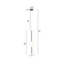 Peacemaker (Large, Gold, Built-In LED) Pendant Light
