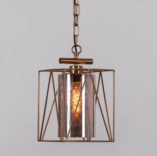 Just Like Heaven (Gold) Glass Pendant Light - Image 7