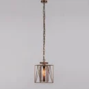 Just Like Heaven (Gold) Glass Pendant Light