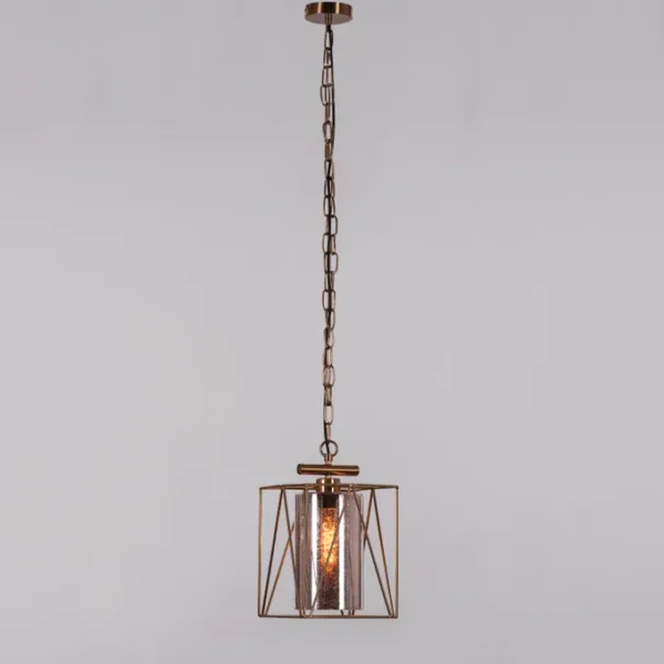Just Like Heaven (Gold) Glass Pendant Light - Image 4