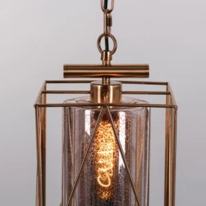 Just Like Heaven (Gold) Glass Pendant Light