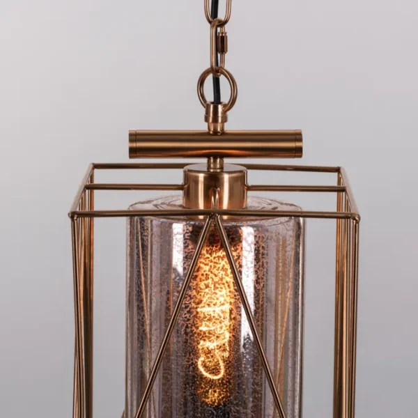 Just Like Heaven (Gold) Glass Pendant Light