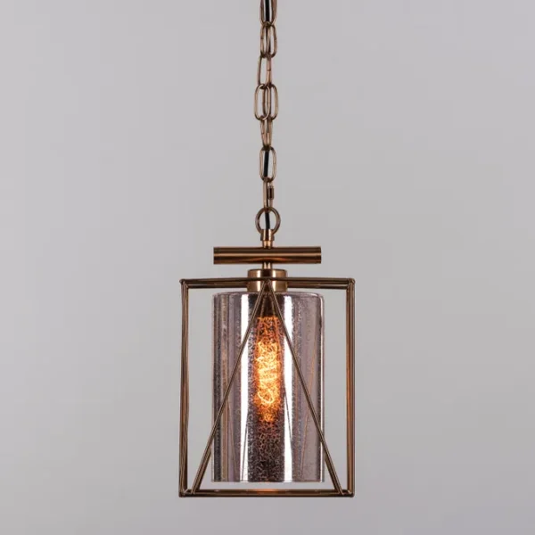 Just Like Heaven (Gold) Glass Pendant Light - Image 3
