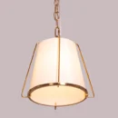 Woke Up Smiling (Gold, Cream) Pendant Light