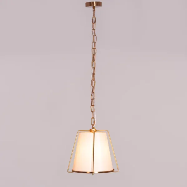 Woke Up Smiling (Gold, Cream) Pendant Light - Image 7