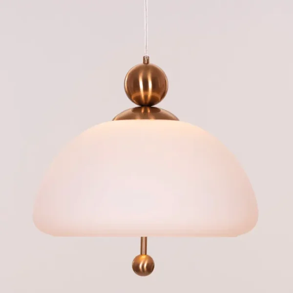 Lots To Hide (Gold) Built-In LED Frosted Glass Pendant Light