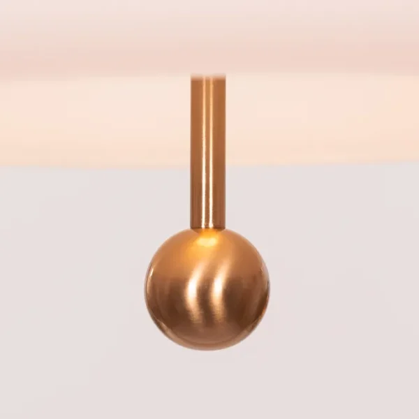 Lots To Hide (Gold) Built-In LED Frosted Glass Pendant Light - Image 2