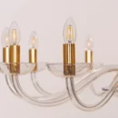 Be The Story (Large, Gold) Clear Glass Chandelier