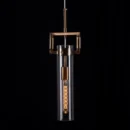 High Hopes (Long, Gold) Clear Glass Pendant Light