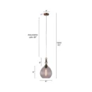 Love Club (Gold) Glass Pendant Light