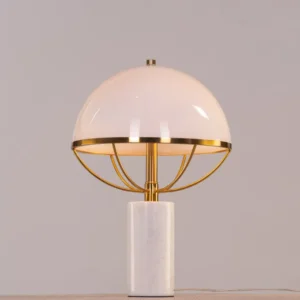 Sweet Jasmine (White) Marble Table Lamp