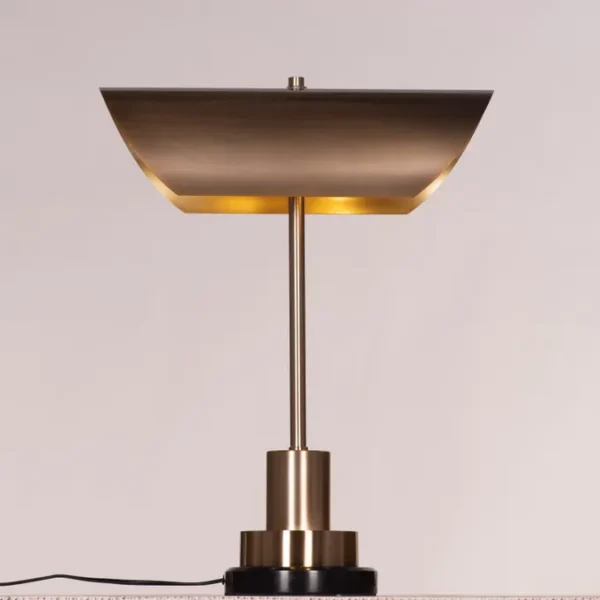 Light In Line (Gold) Marble Table Lamp - Image 6