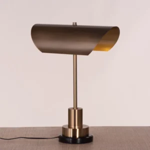 Light In Line (Gold) Marble Table Lamp