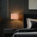 Golden Chronicle (Gold, Off-White) Marble Table Lamp