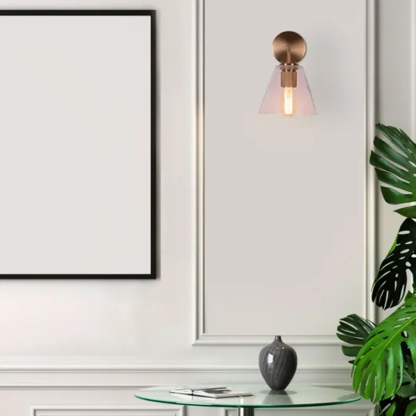 Glow Maze (Gold) Glass Wall Light - Image 6