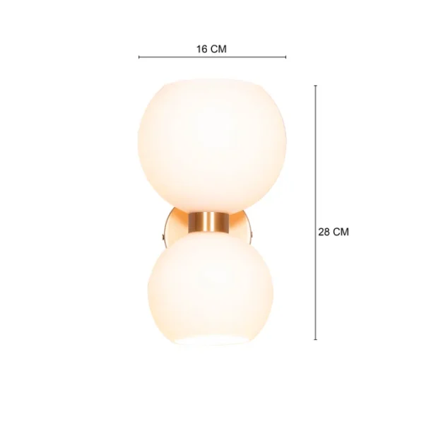 Afloat (Gold, Milky White) Wall Light - Image 6