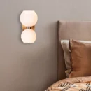 Afloat (Gold, Milky White) Wall Light